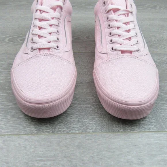 Vans Old Skool Pastel Mono Pink Mens Size 8 / Womens Size 9.5 NEW - Picture 5 of 13